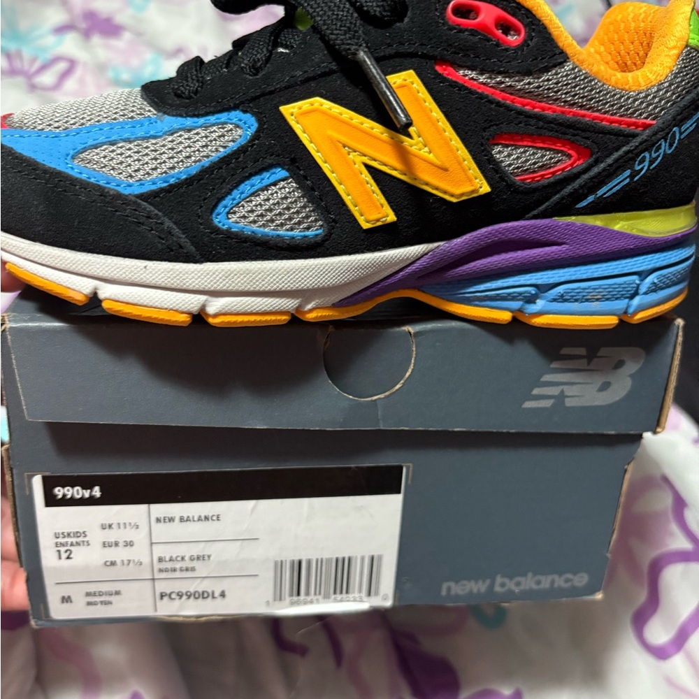 New Balance Black and Yellow Sneakers Performance Design